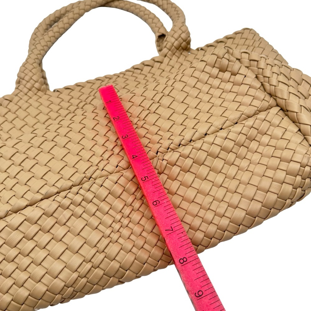 Woven Tote Bag Womens Purse Vegan Leather Shoulder Handbags Fashion Summer Beach - Picture 12 of 17